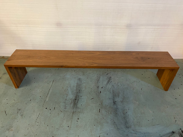 Walnut Waterfall Bench (1)