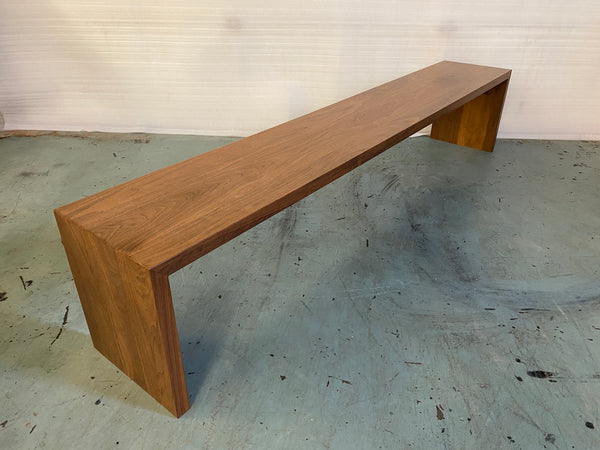 Walnut Waterfall Bench (1)