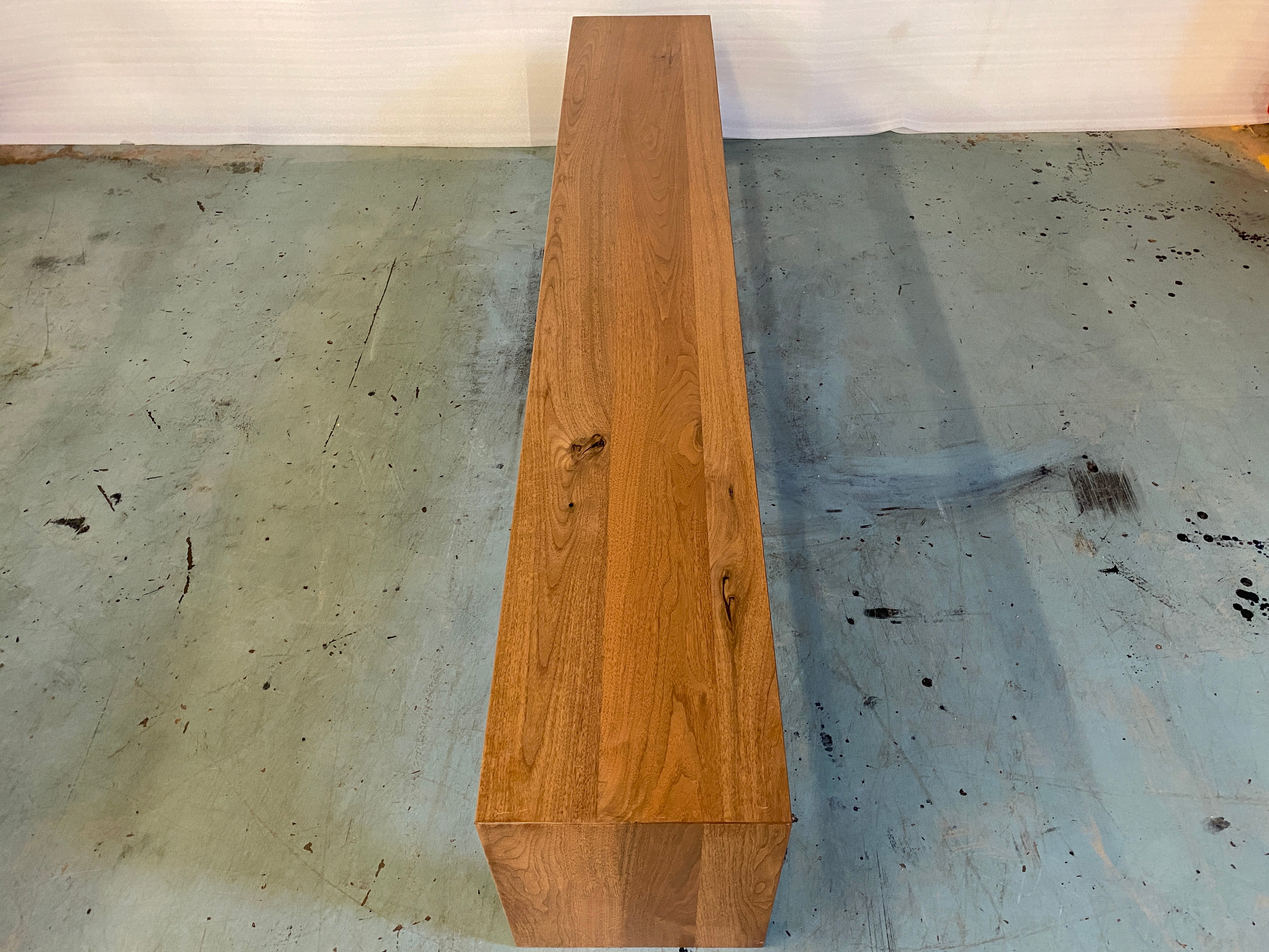 Walnut Waterfall Bench (2)