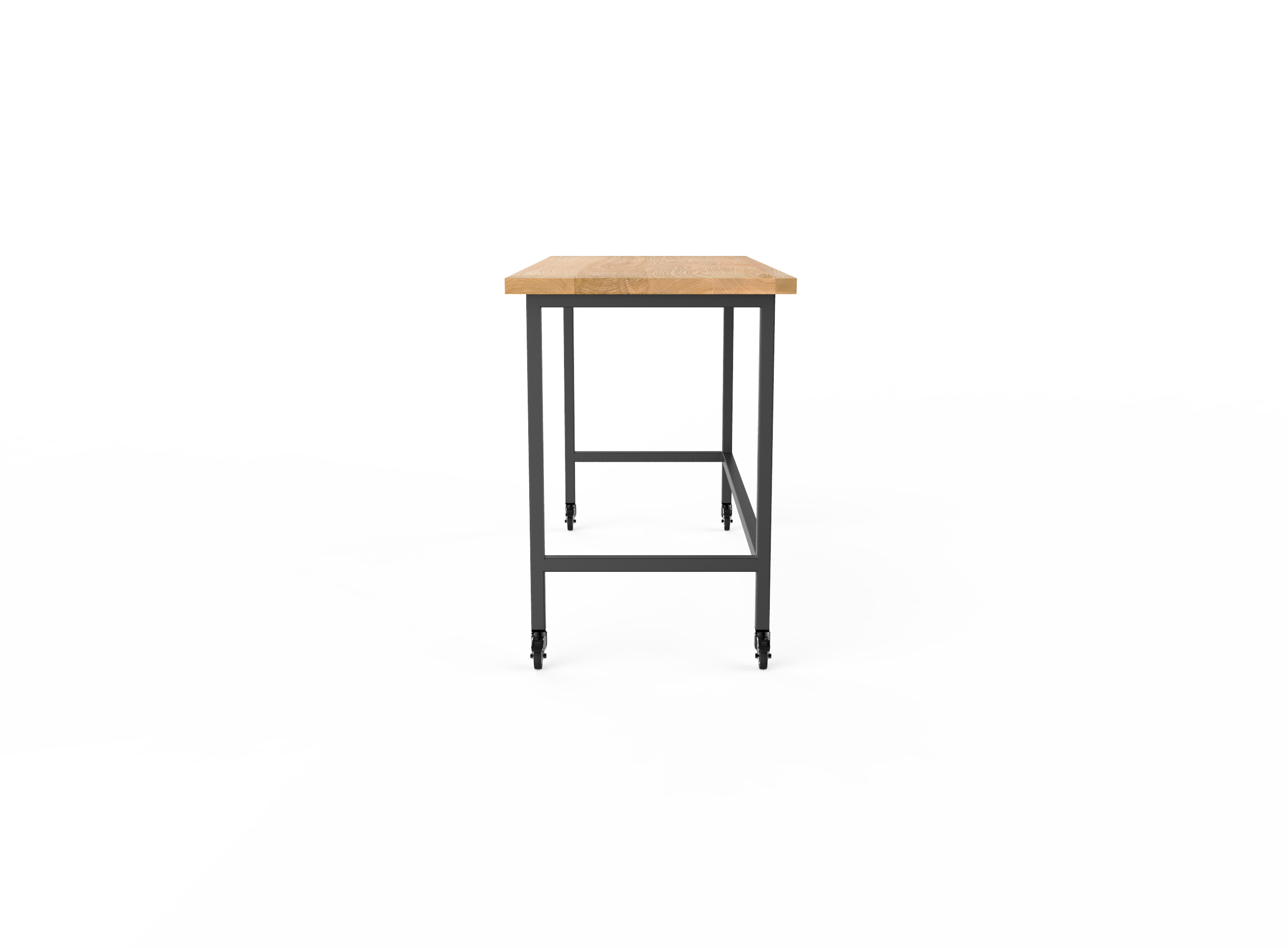 TheMaker DeskStanding 30x72 Ash Black End 