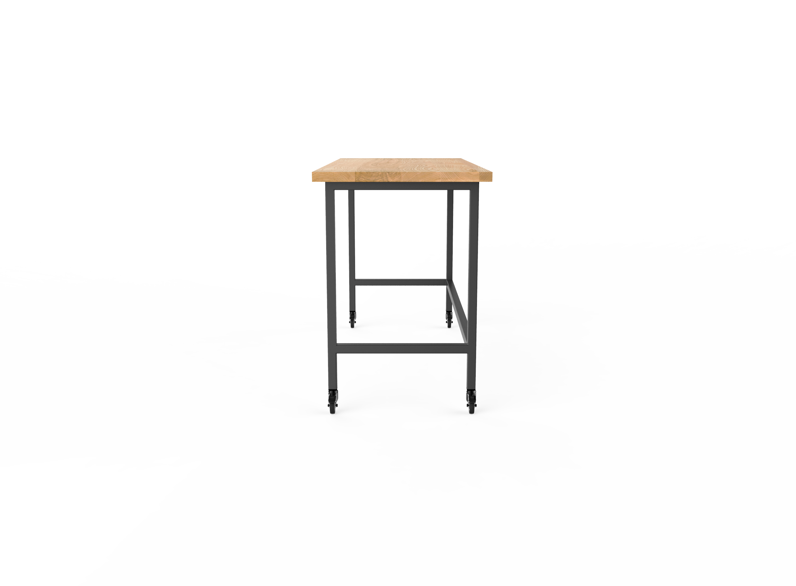 TheMaker DeskStanding 30x72 Ash Black End