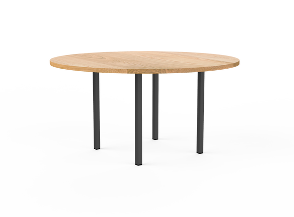 Vermont Farm Table Custom Round Wood Table S150 Ash 60 