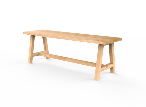 Vermont Farm Table Custom Wood Bench A Frame Ash