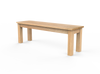 Vermont Farm Table Custom Wood Bench Square Wood Ash 