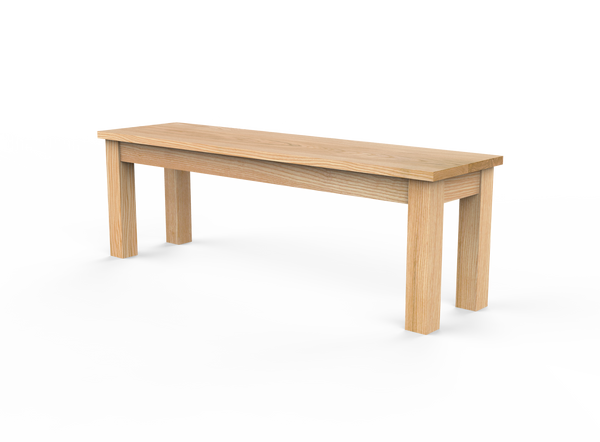 Vermont Farm Table Custom Wood Bench Square Wood Ash