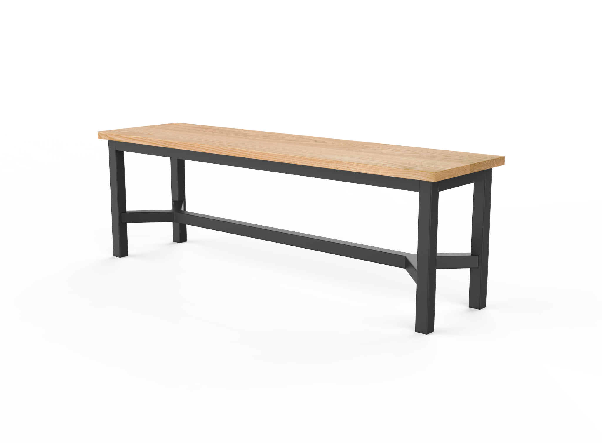 Vermont Farm Table Custom Wood Bench V150 Ash