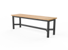 Vermont Farm Table Custom Wood Bench V150 Ash 