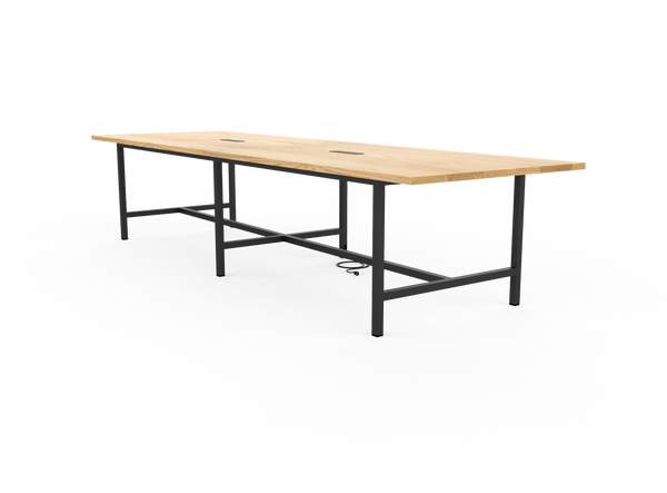 Vermont Farm Table Custom Wood Conference H150 003 Ash 