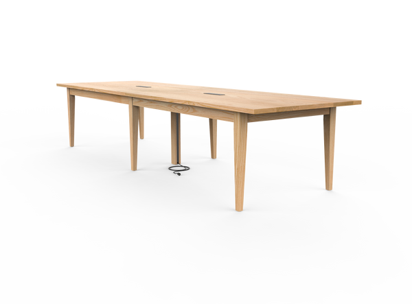 Vermont Farm Table Custom Wood Conference Shaker 003 Ash