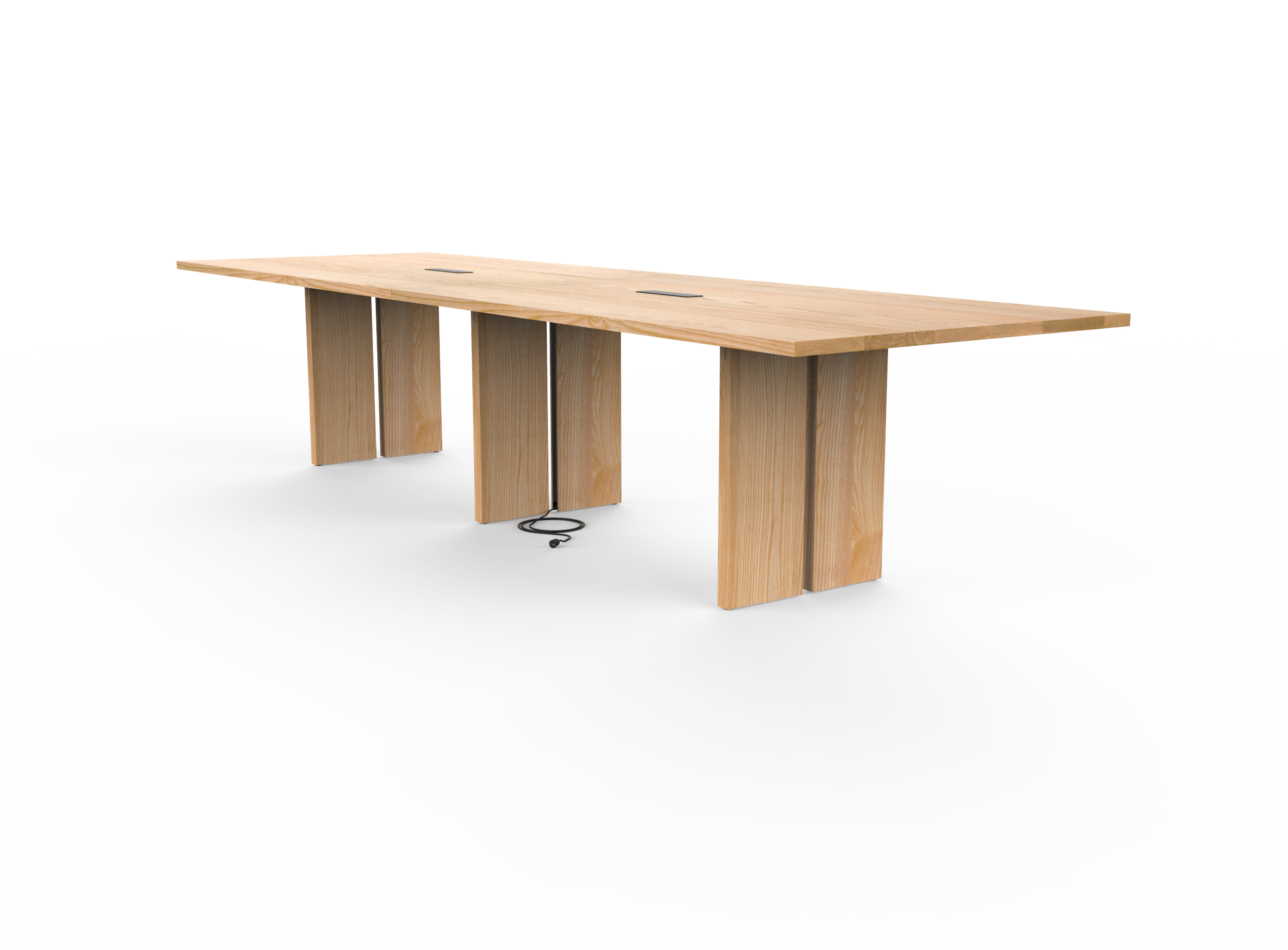 Vermont Farm Table Custom Wood Conference Together 003 Ash
