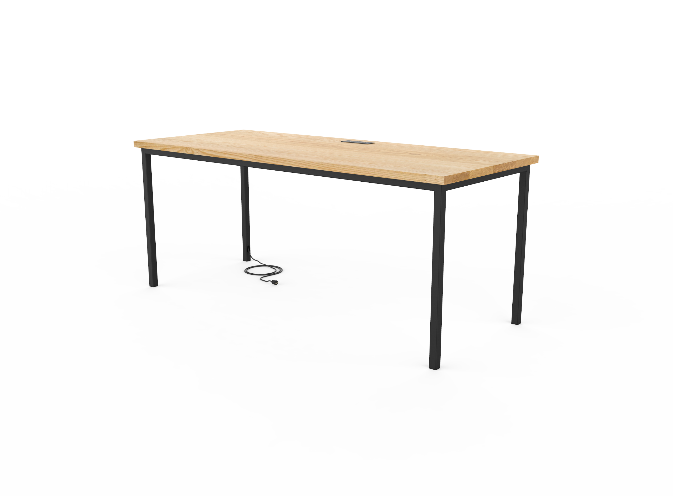 Vermont Farm Table Custom Wood Desk S150 30x72 003 Ash 