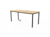 Vermont Farm Table Custom Wood Desk S150 30x72 003 Ash