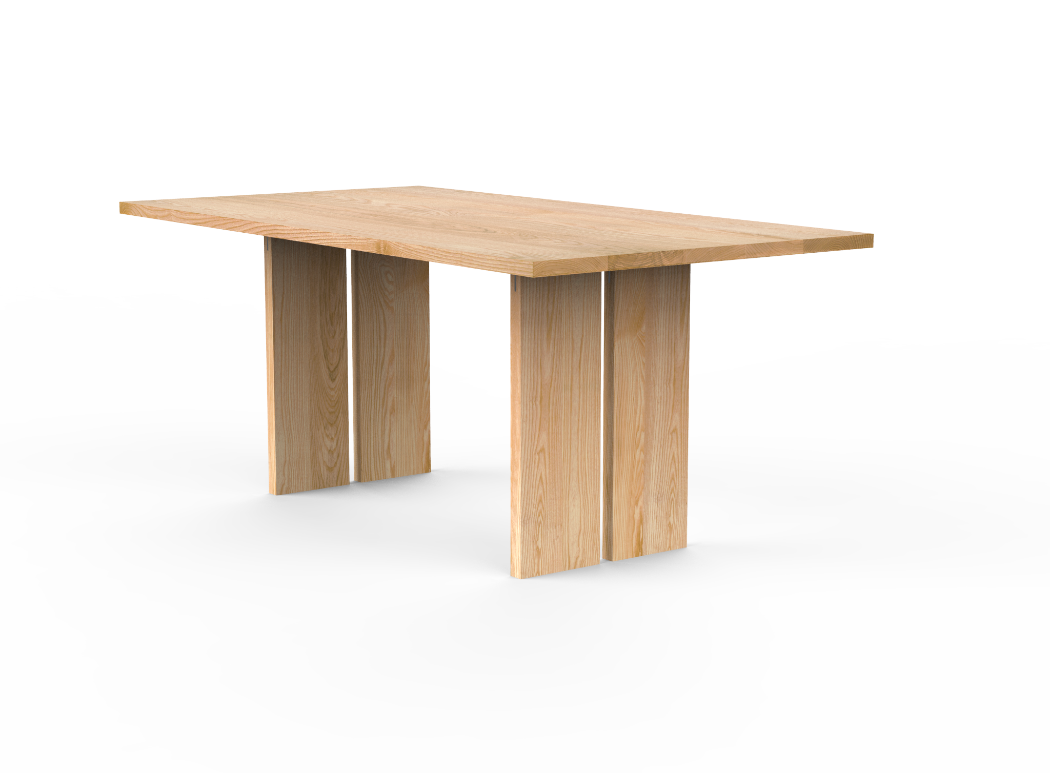 Vermont Farm Table Custom Wood Dining Table Together Ash 