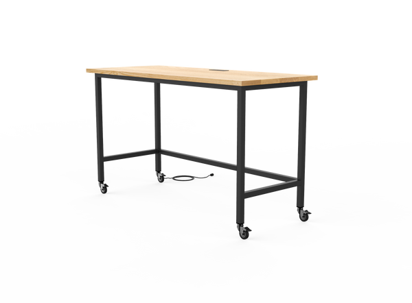 Vermont Farm Table Custom Wood Standing Desk Maker 30x72 Ash