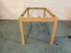 White Oak Square Wood Base Only