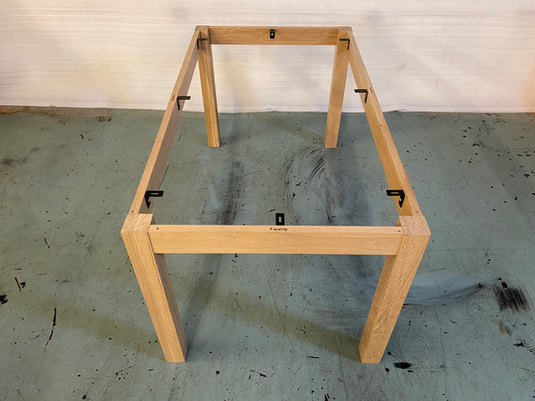 White Oak Square Wood Base Only