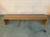Ash Dark Gray Waterfall Bench