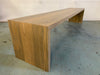 Ash Dark Gray Waterfall Bench