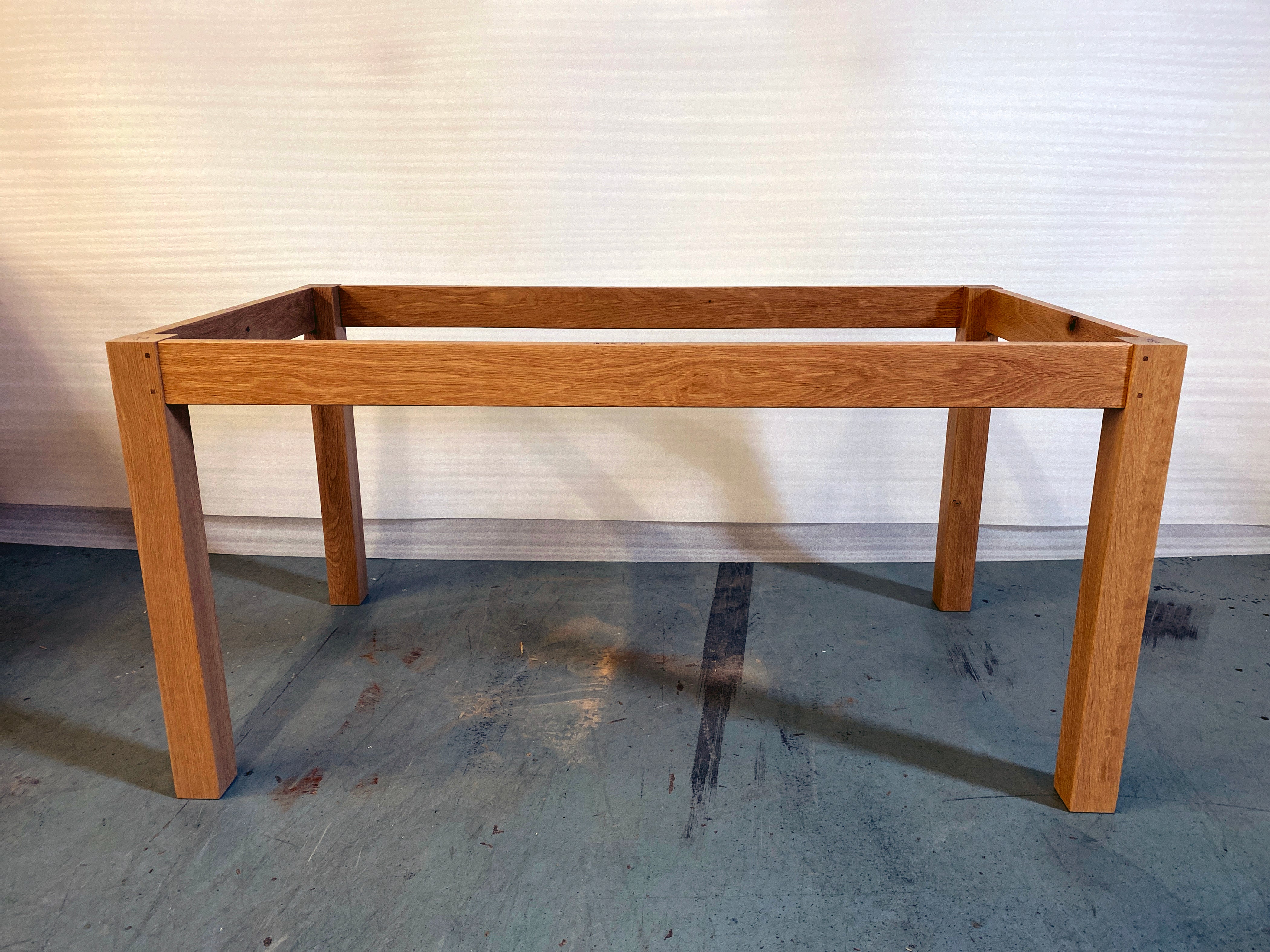Square Wood Base - White Oak