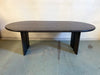 Together - Racetrack Oval Table - White Oak x True Black