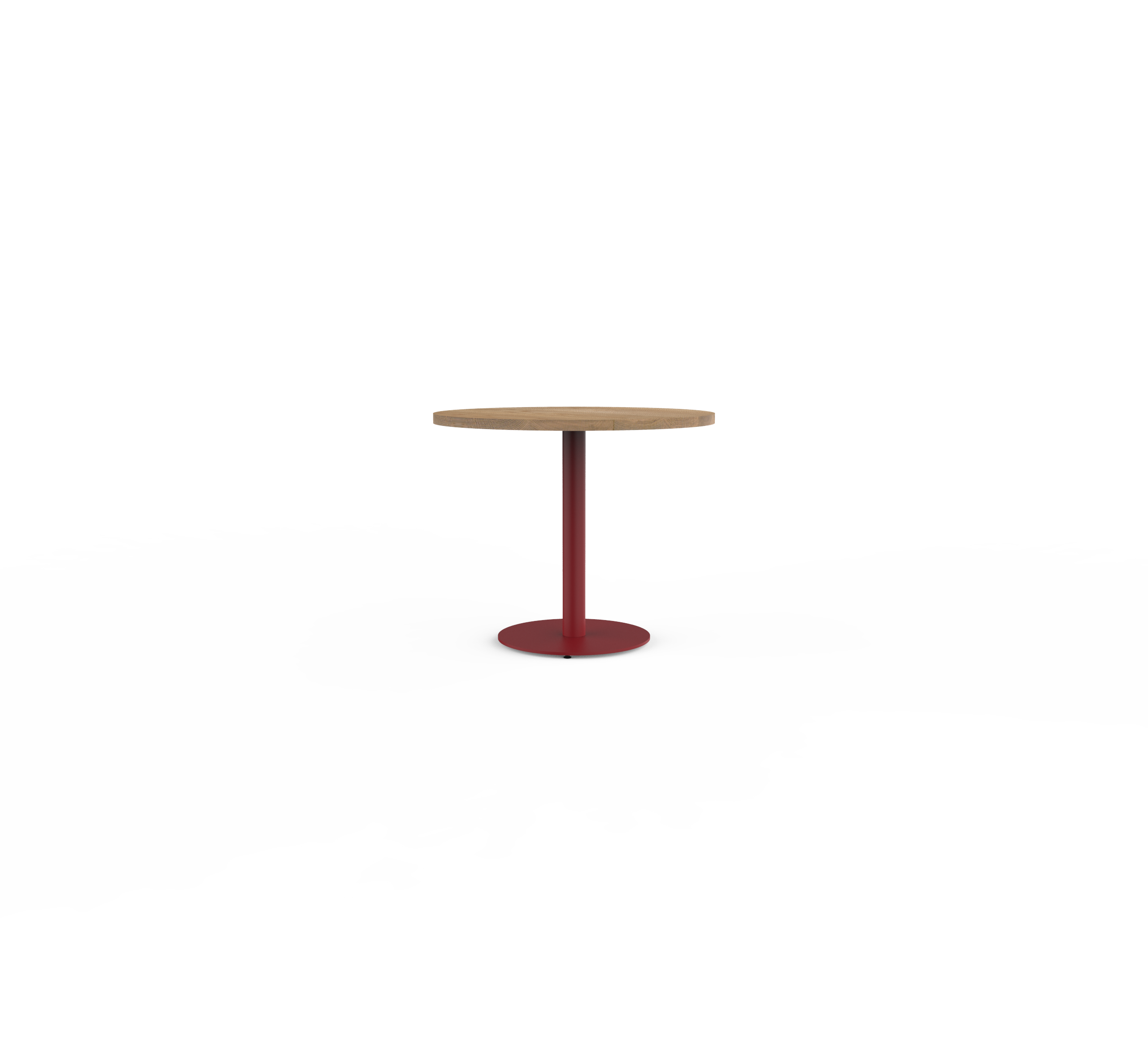 Bistro Round Oxblood Red