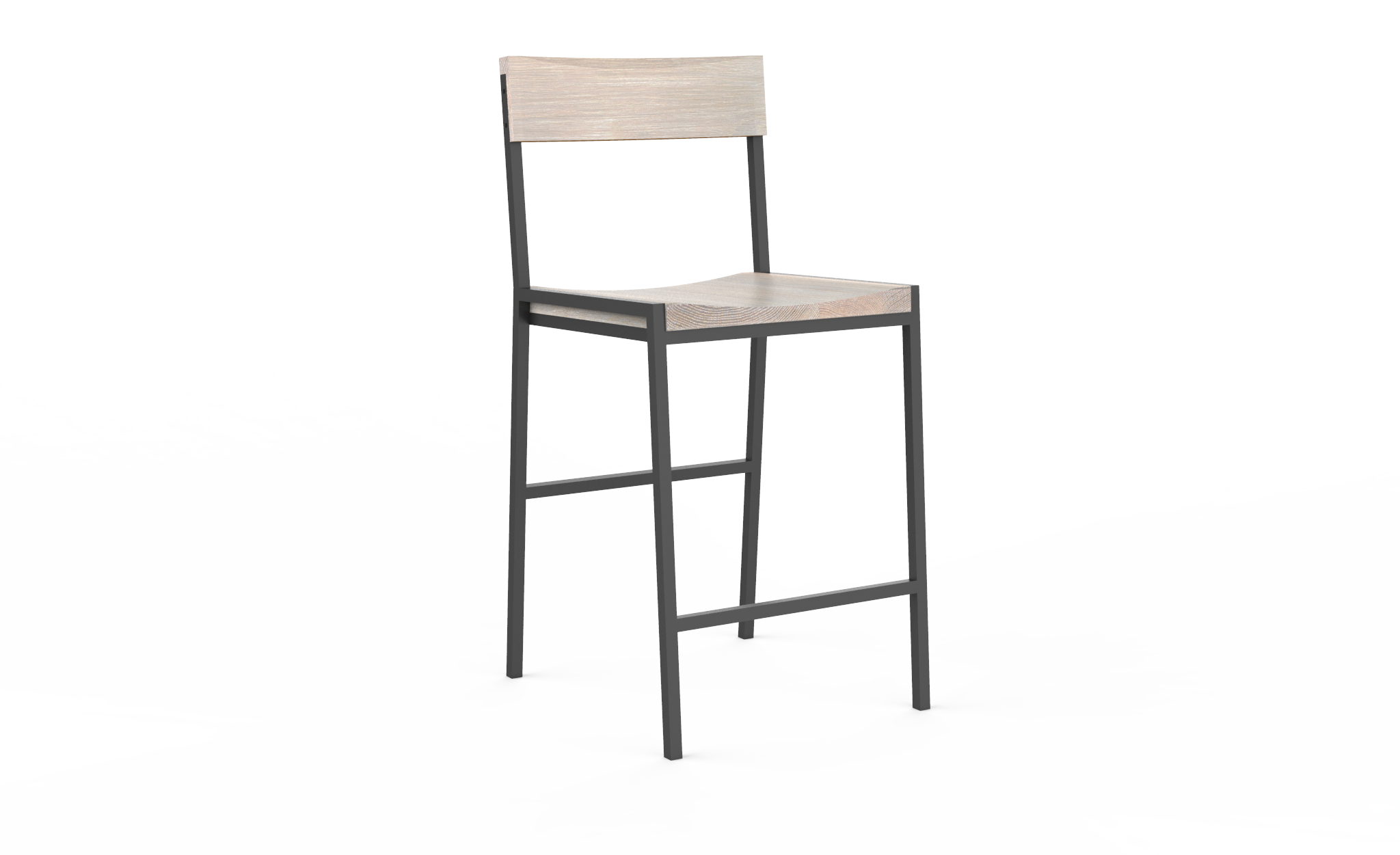 Custom Built Premium Metal Stool Seating | Solid Wood, Handcrafted ...