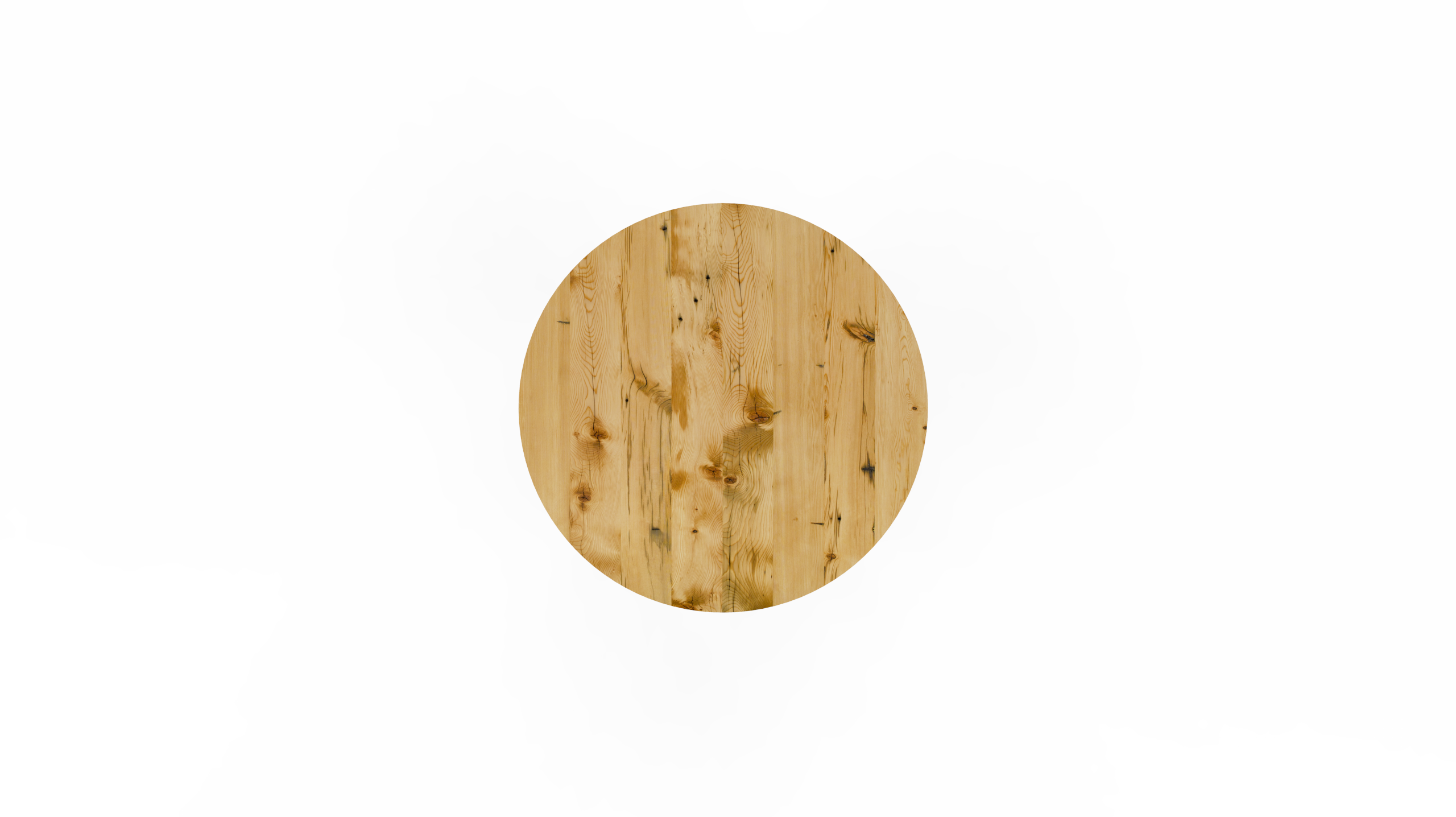 P15417 • Custom Wood • Round • Reclaimed Pine