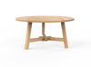 Vermont Farm Table Custom Round Wood Table A Frame Ash 60 