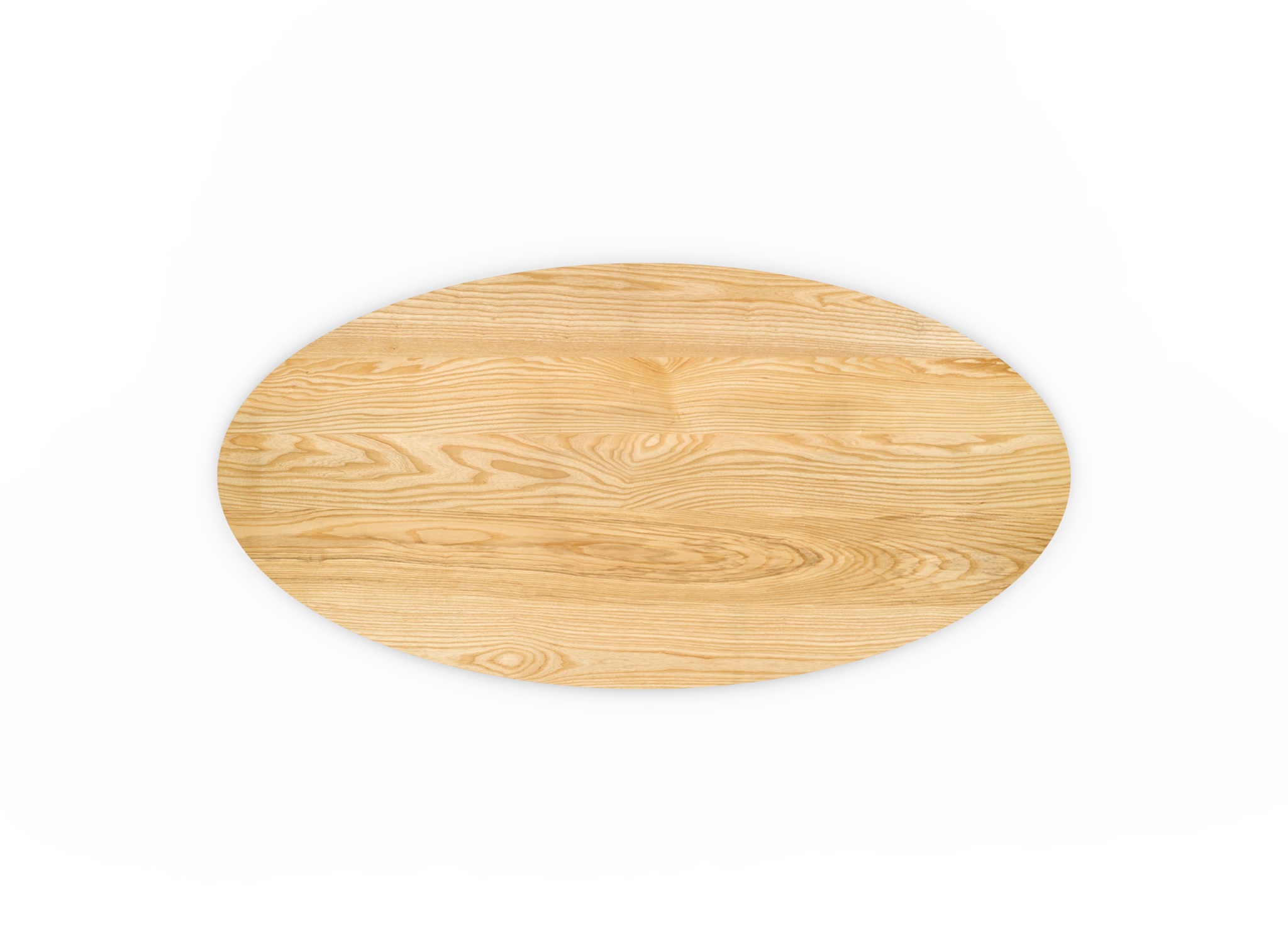 Vermont Farm Table Custom Solid Wood Table Top 36x72 Oval Ash
