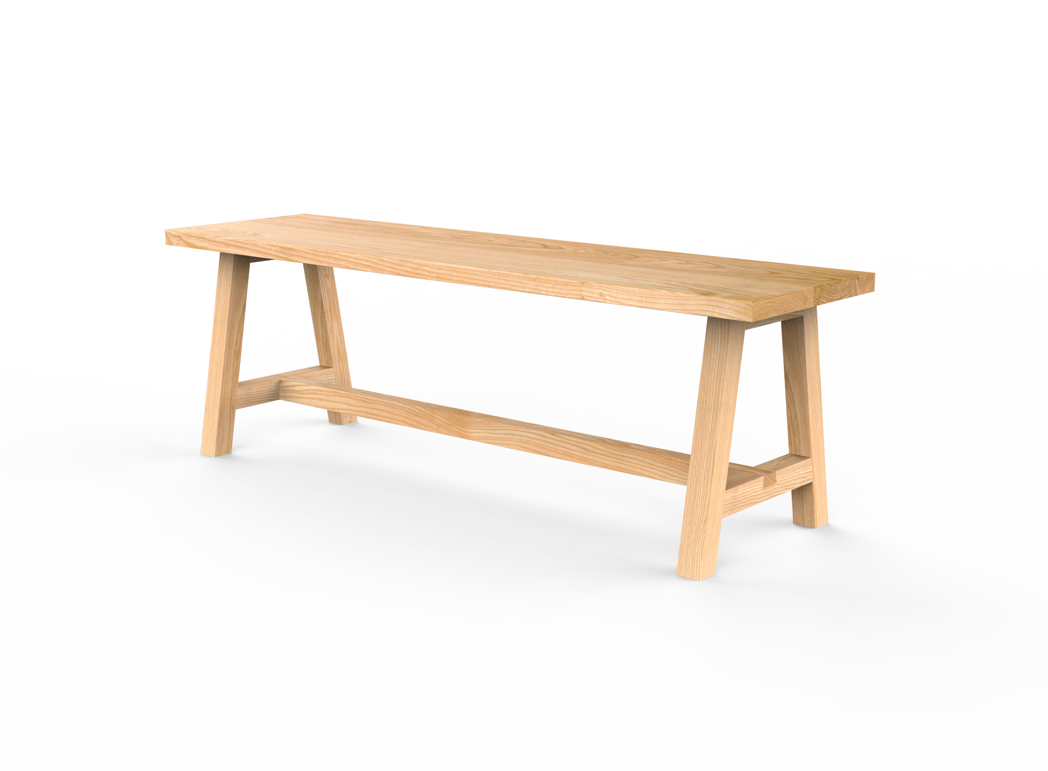 Vermont Farm Table Custom Wood Bench A Frame Ash 