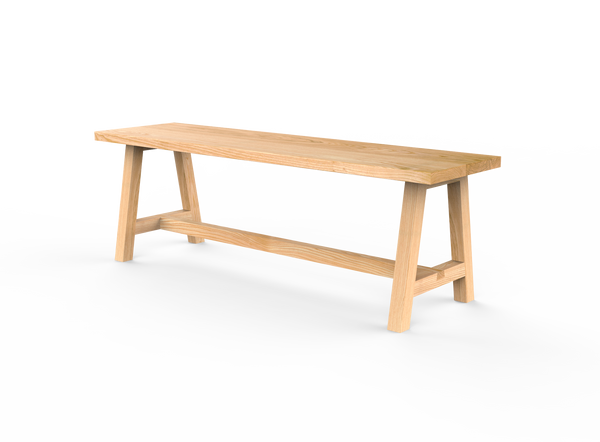 Vermont Farm Table Custom Wood Bench A Frame Ash 