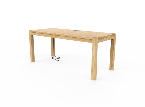 Vermont Farm Table Custom Wood Desk Parsons 30x72 003 Ash 