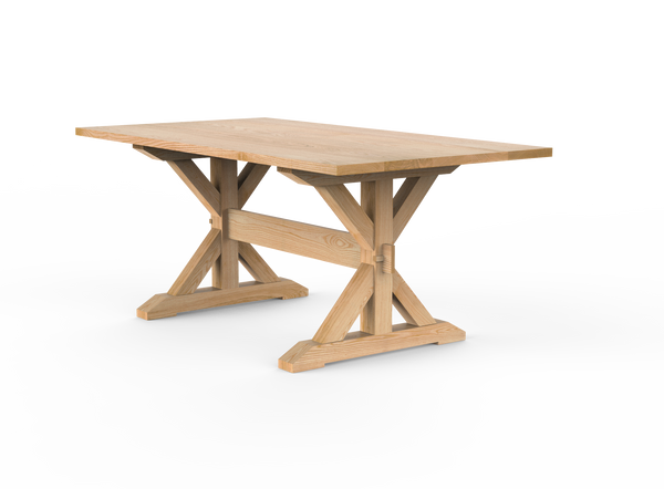 Vermont Farm Table Custom Wood Dining Table Joining Ash 