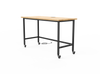 Vermont Farm Table Custom Wood Standing Desk Maker 30x72 Ash 