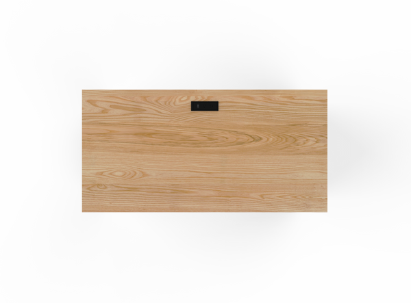 Oak sales waterfall desk