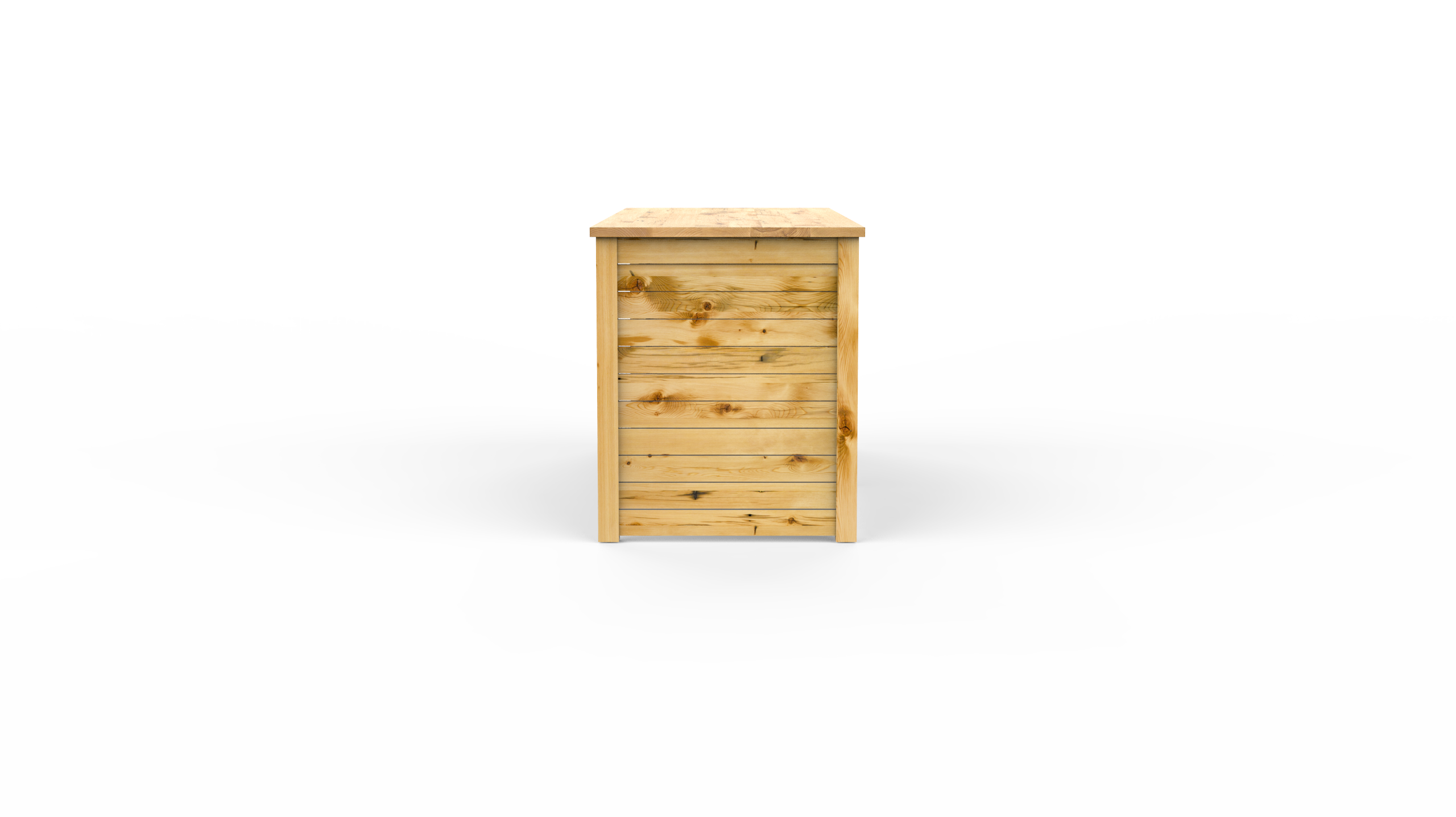 P16751 • Square Wood • Custom • Reclaimed Pine